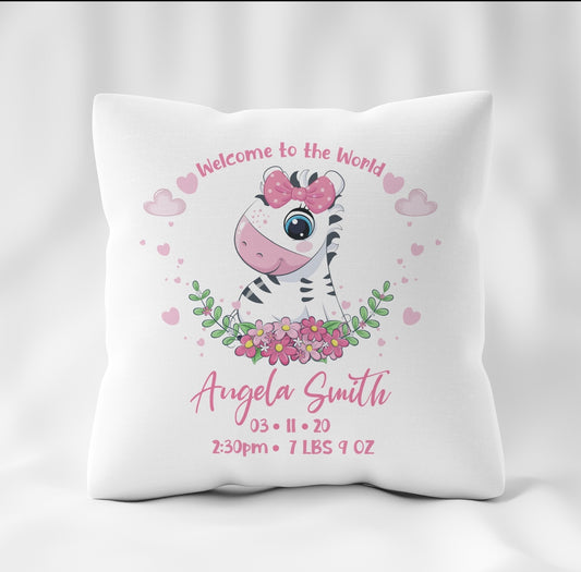 Welcome to the world cushion