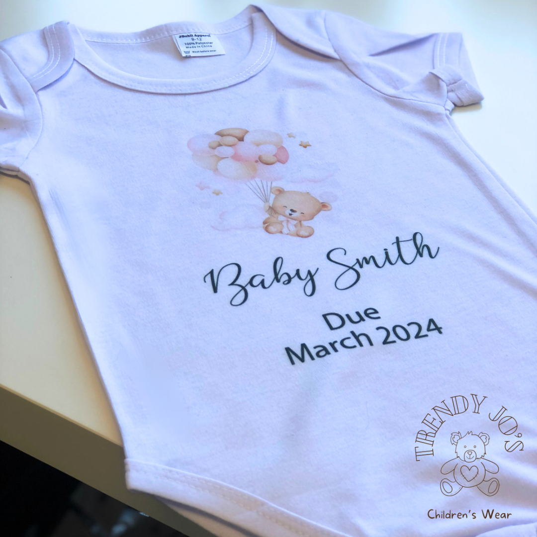 “Baby due” vest
