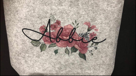 Personalised Felt Tote Bag